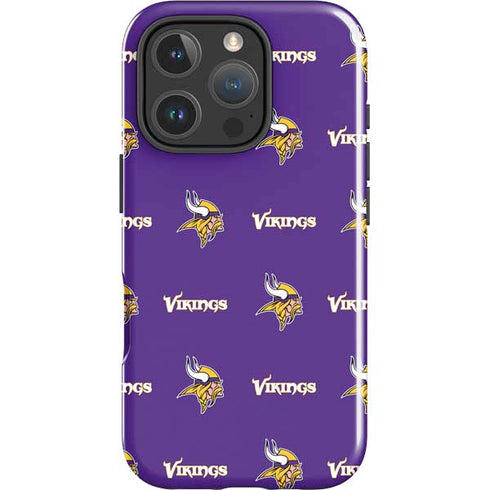 NFL Minnesota Vikings Blitz Series iPhone 16 Pro Impact Case